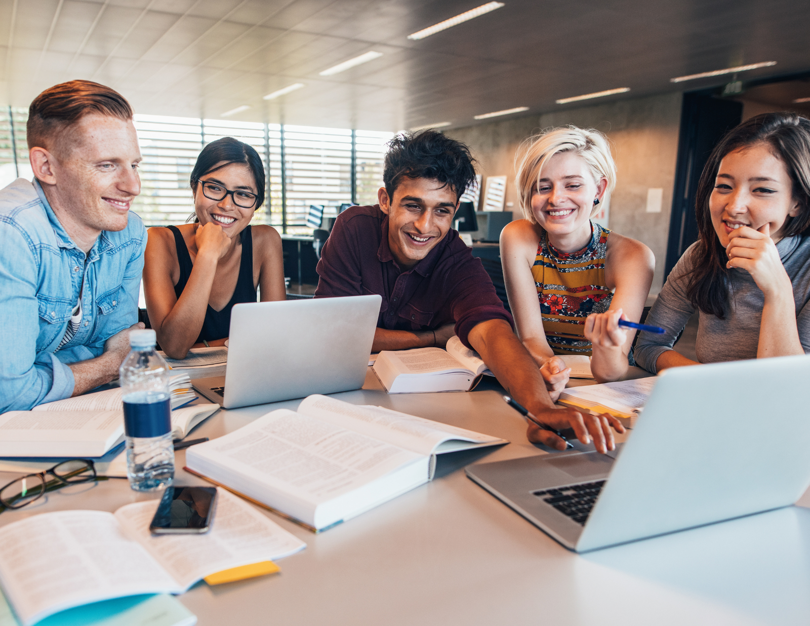 Students studying abroad