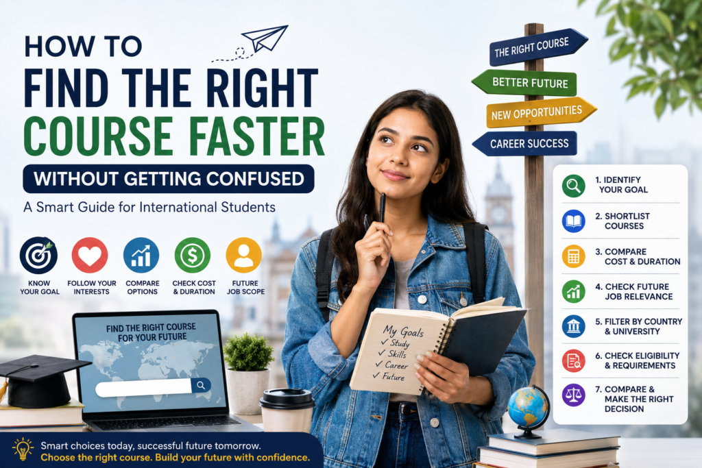 How to Find the Right Course Faster Without Getting Confused